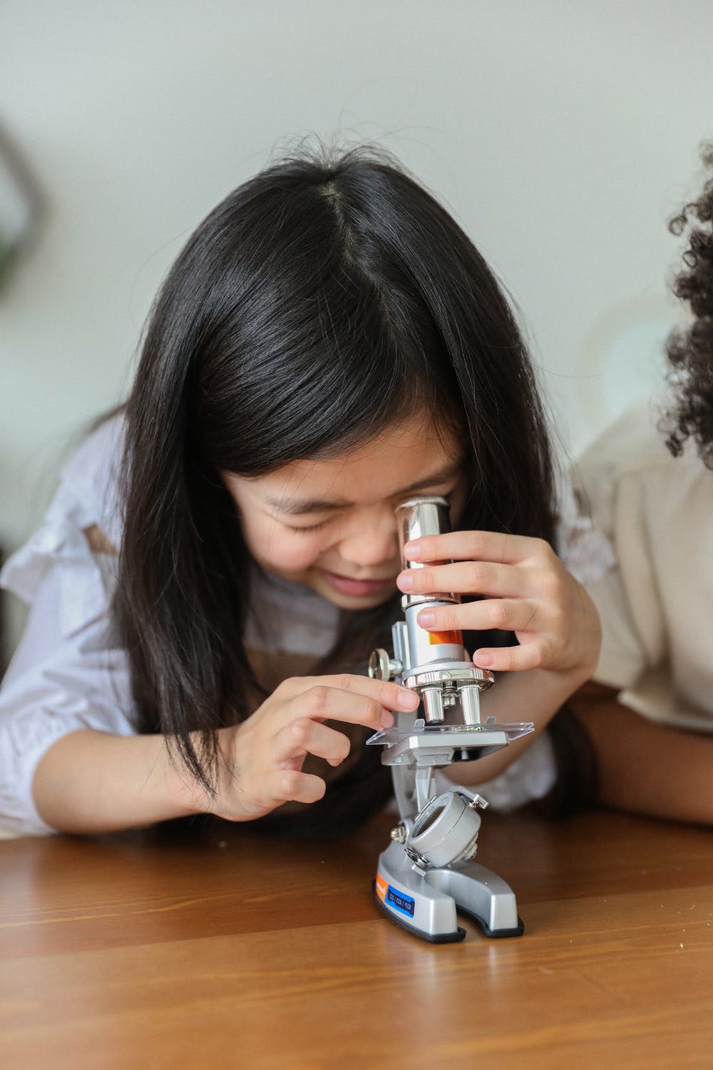 Curious Child Exploring Science