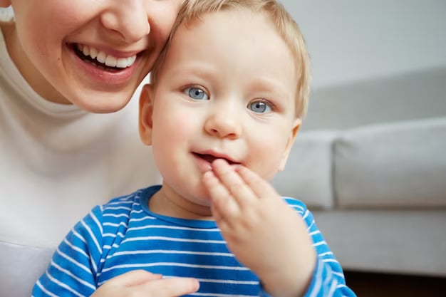 Joyful Moments Between Mother And Child