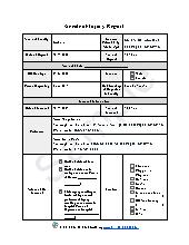 Accident/ Injury Report for Infants and Toddlers: Sample