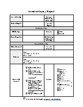 Accident/Injury Child Care Form. Admin. All Ages.