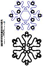 Snowflake Lacing Cards. Preschool. Fine Motor.