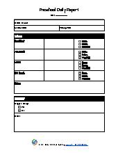 Preschool Daily Report Form. Preschool. Admin.